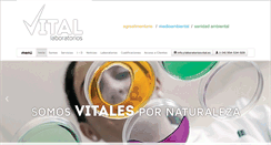 Desktop Screenshot of laboratoriosvital.com